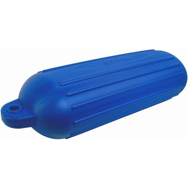 Attwood 9354BD1 SoftSide Oval Mooring Fender - 4x16 in. - Blue