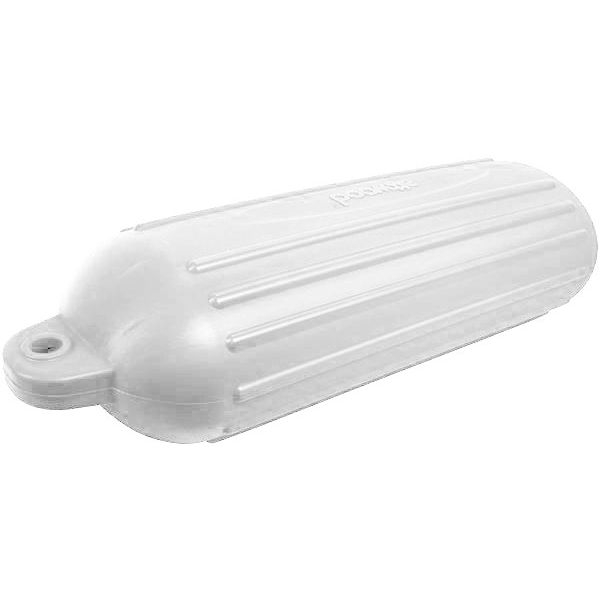 Attwood 9355D1 SoftSide Oval Mooring Fender - 5x22 in. - White