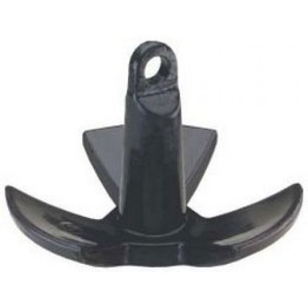 Attwood 9946B1 River Anchor - 18Lb - Black PVC Coated