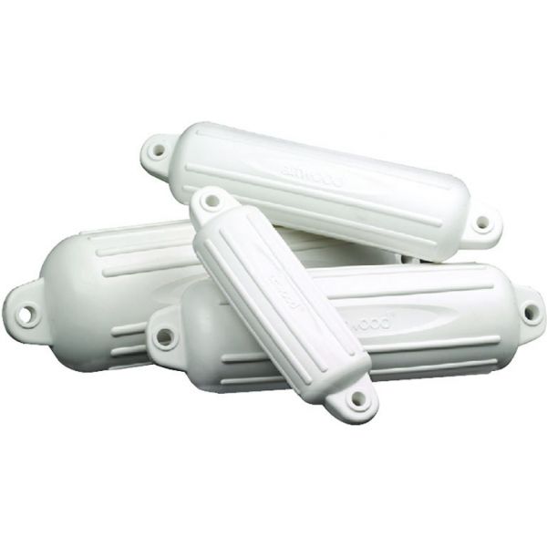 Attwood SoftSide Oval Mooring Fenders - White