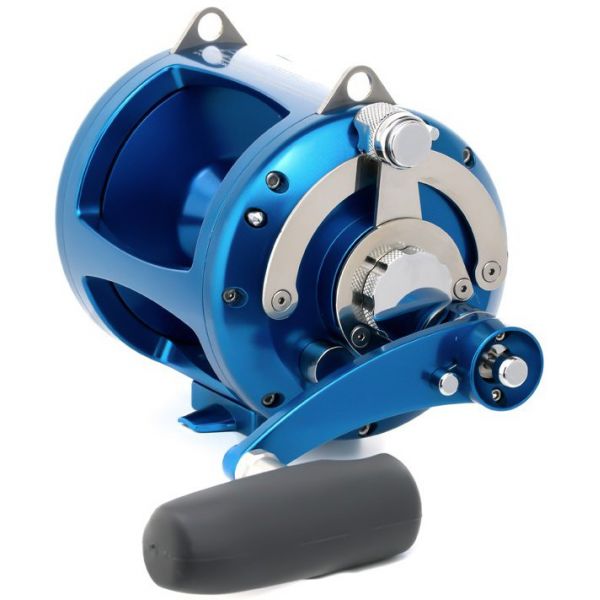 Avet EXW 50/2 Two-Speed Lever Drag Big Game Reels Blue Left-Hand