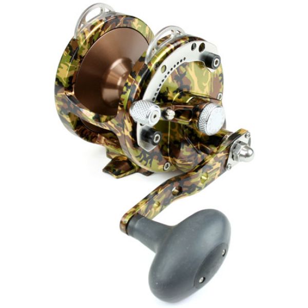 Avet HX 4.2 Single Speed Lever Drag Casting Reel Green Camo