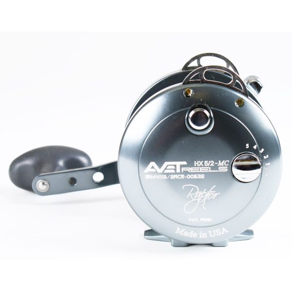 Avet HX 5/2 MC Raptor Two-Speed Lever Drag Casting Reel Gunmetal