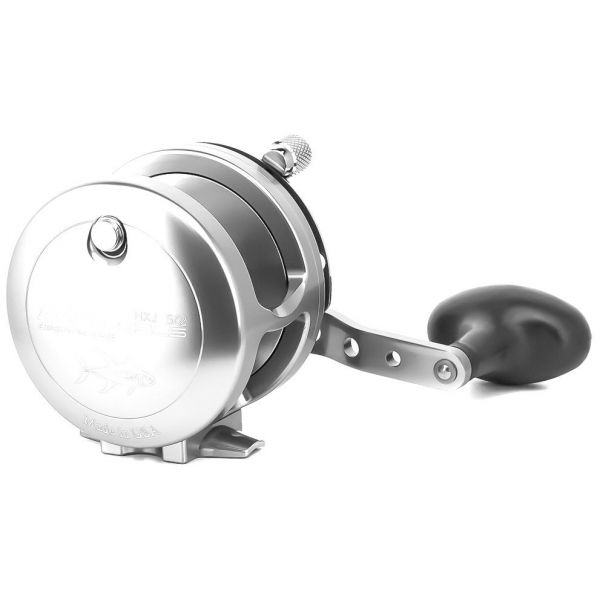 Avet HXJ 5/2 2-Speed Lever Drag Casting Reel Silver - Left-Hand