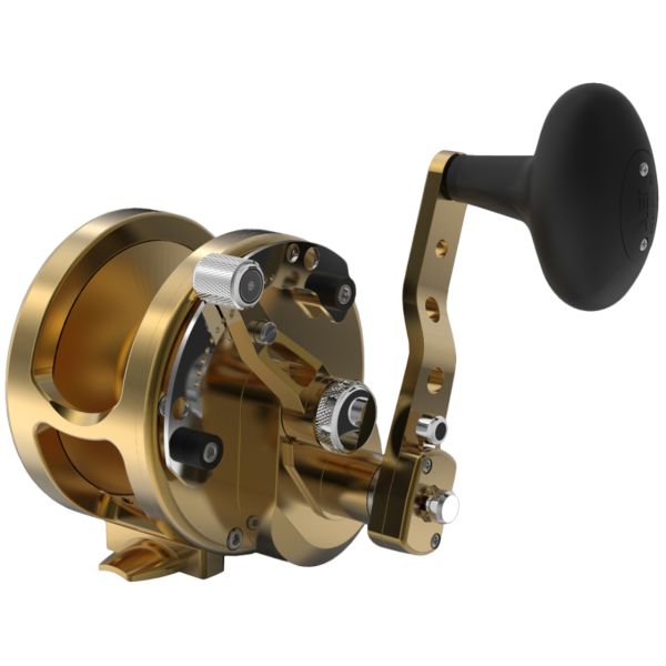 Avet HXJ 5/2 MC Raptor Two-Speed Lever Drag Casting Reels Gold