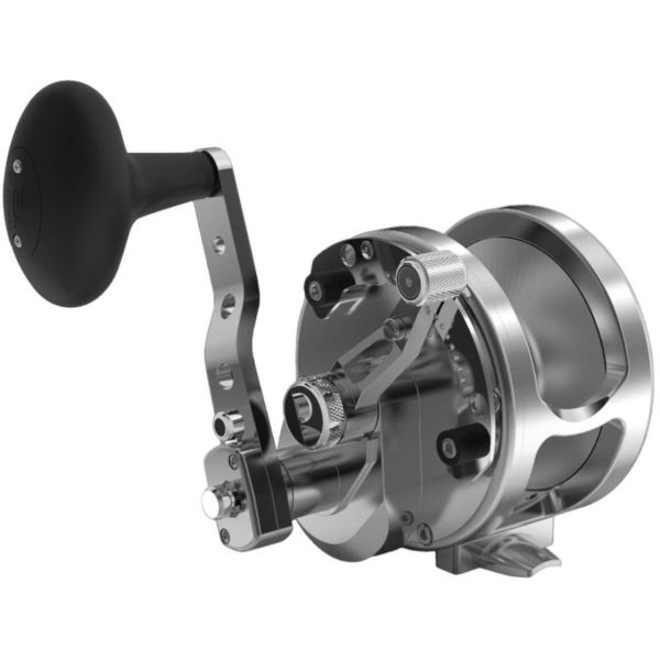 Avet HXJ 5/2 MC Raptor Two-Speed Lever Drag Casting Reel Silver LH