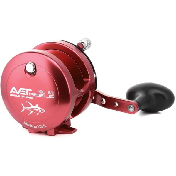 Avet HXJ 5/2 Two-Speed Lever Drag Casting Reel Red