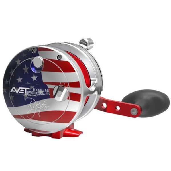 Avet HXJ 3-Speed Raptor MC Lever Casting Reel - Patriot