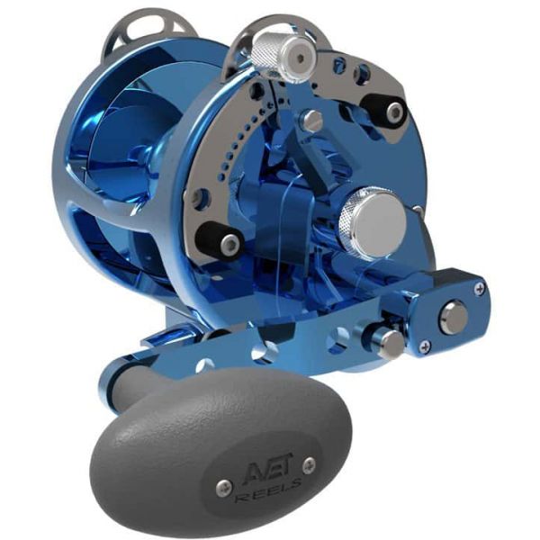 Avet HXW 5/2 Two-Speed Lever Drag Casting Reels Blue