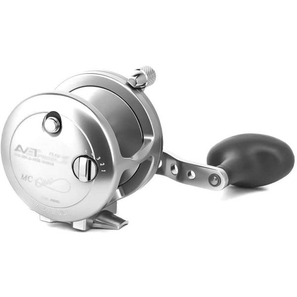 Avet JX 4.6 MC Single Speed Lever Drag Casting Reel Silver