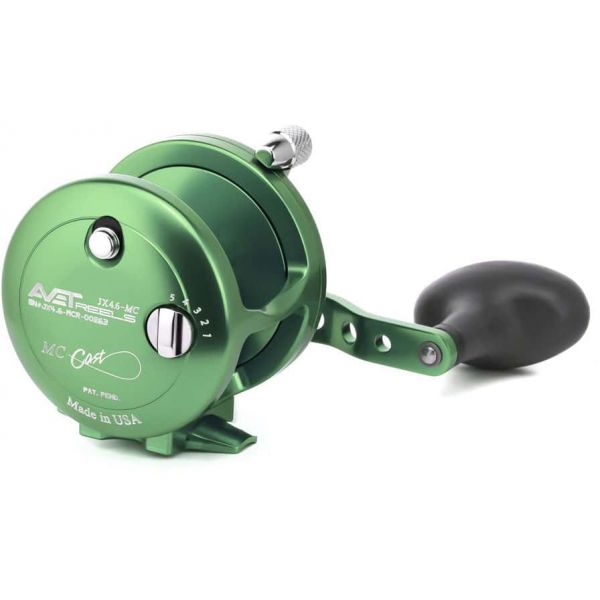 Avet JX 4.6 MC Single Speed Lever Drag Casting Reel Green