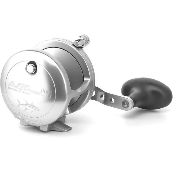 Avet JX 6/3 2-Speed Lever Drag Casting Reels Silver