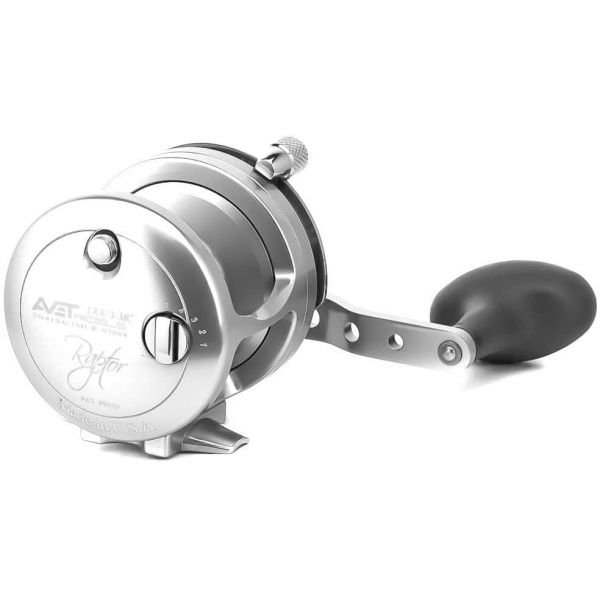 Avet JX 6/3 MC Raptor 2-Speed Lever Drag Casting Reels Silver