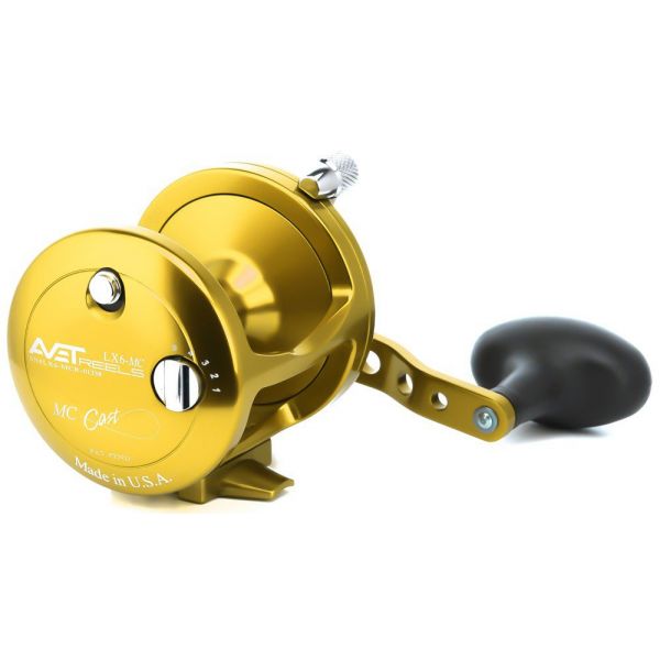 Avet LX 6.0 MC L/H Single Speed Lever Drag Casting Reels - Left Hand