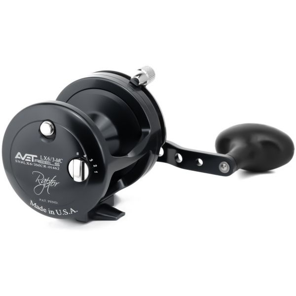 Avet LX 6.3 MC Raptor 2-Speed Lever Drag Casting Reel Black