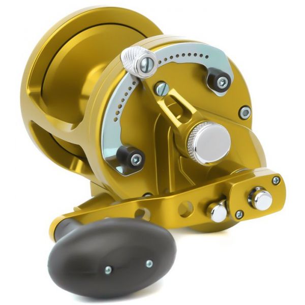 Avet LX 6/3 MC RAPTOR 2-Speed Lever Drag Casting Reel Gold - Left-Hand