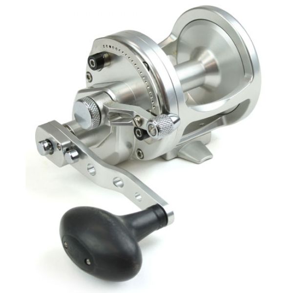 Avet LX 6.3 MC Raptor 2-Speed Lever Drag Casting Reel Left-Hand Silver