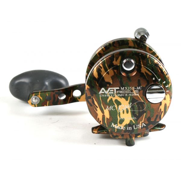 Avet MXJ 5.8 MC Single Speed Lever Drag Casting Reel Camo