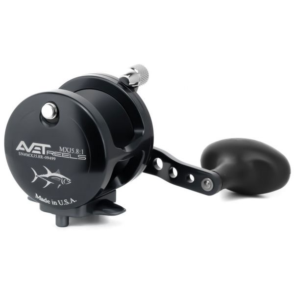 Avet MXJ 5.8 Single Speed Lever Drag Casting Reel Black