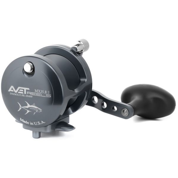 Avet MXJ 5.8 Single Speed Lever Drag Casting Reel Gunmetal