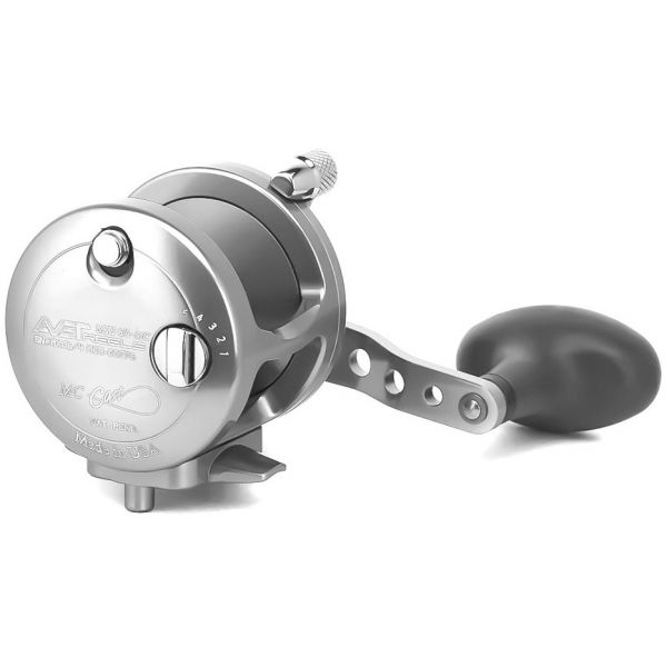 Avet MXJ 6/4 MC 2-Speed Lever Drag Casting Reel Left Hand- Silver