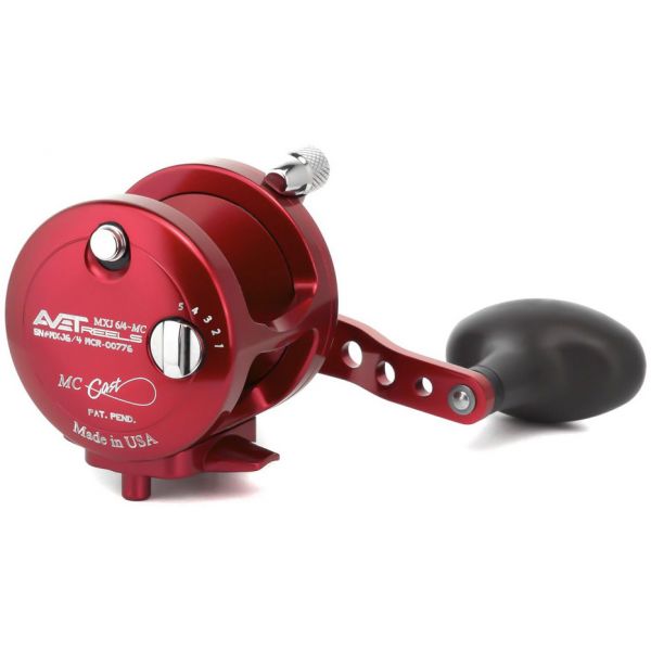 Avet MXJ 6/4 MC 2-Speed Lever Drag Casting Reel - Red