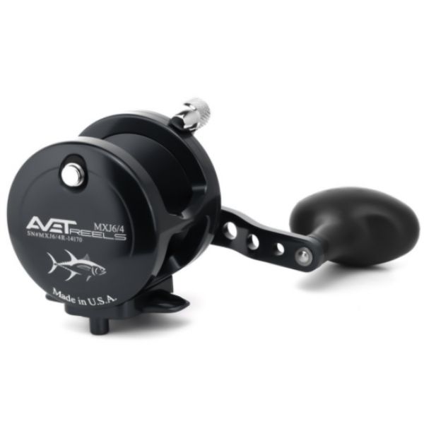 Avet MXJ 6/4 2-Speed Lever Drag Casting Reel - Black