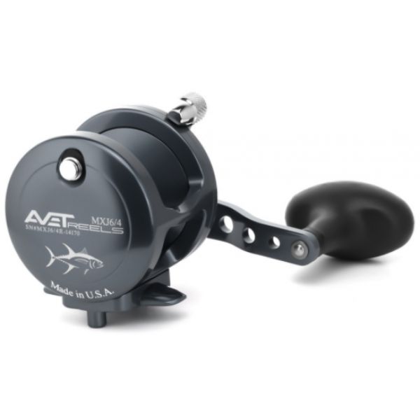 Avet MXJ 6/4 2-Speed Lever Drag Casting Reel - Gunmetal