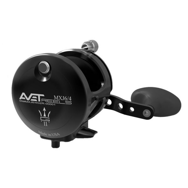 Avet MXJ G2 6/4 2-Speed Reel - Left Hand Black