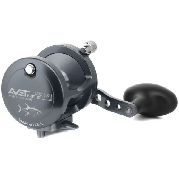 Avet MXL 5.8 Single Speed Lever Drag Casting Reel Gunmetal