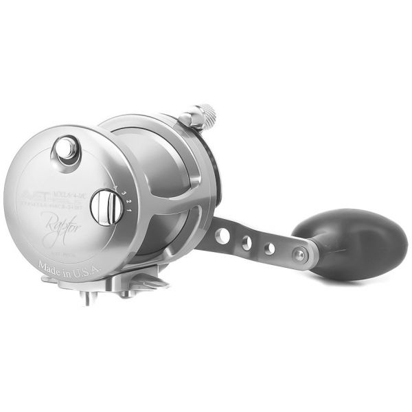 Avet MXL 6/4 MC Raptor 2-Speed Lever Drag Casting Reel - Silver