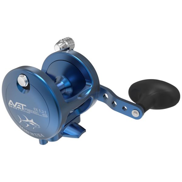 Avet SX 5.3 Single Speed Lever Drag Casting Reels Blue