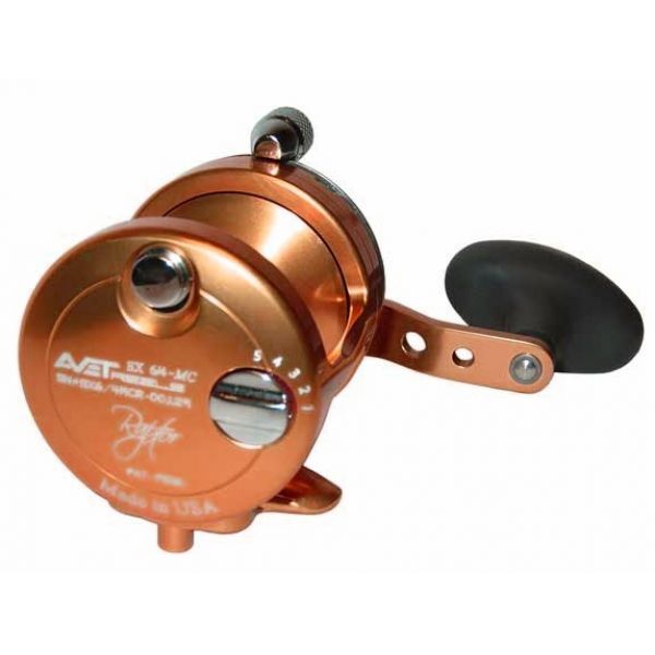 Avet SX 6/4 MC Raptor 2-Speed Lever Drag Casting Reel Orange