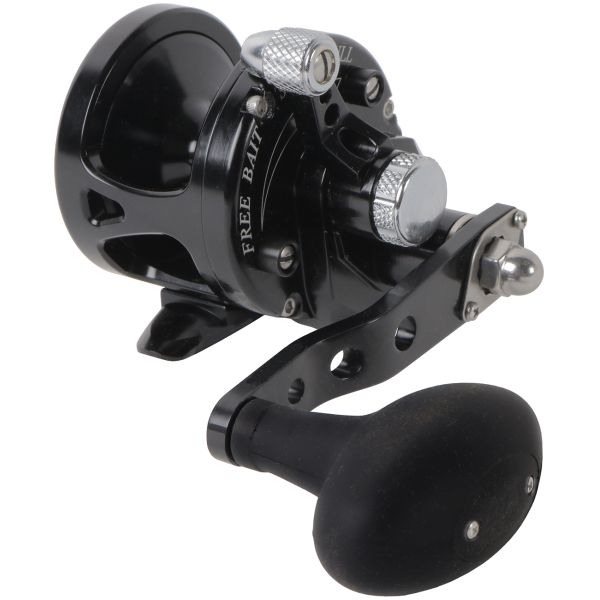 Avet SXJ 5.3 G2 NGP Single Speed Reel - Black (No Glide Plate)