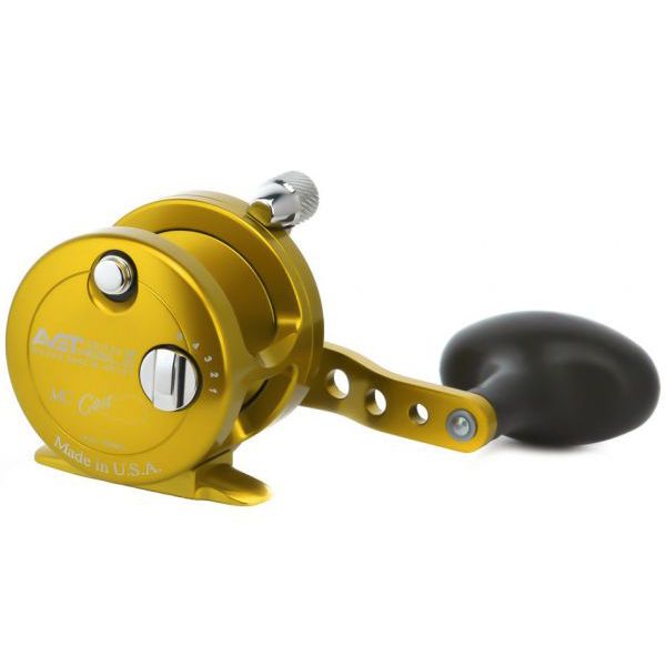 Avet SXJ 5.3 MC Single Speed Lever Drag Cast Reel Left-Hand Gold