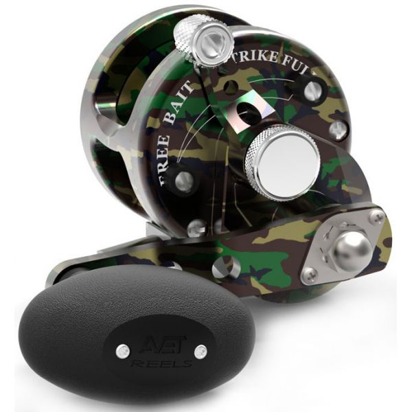 Avet SXJ 5.3 Single Speed Lever Drag Casting Reel - Green Camo