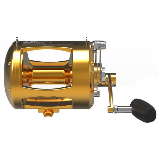 Avet T-RX 80W 2-Speed Lever Drag Big Game Reel Gold LH