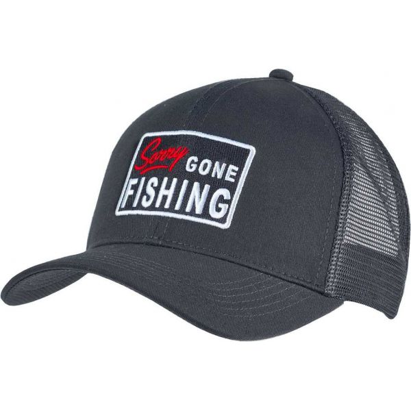 AVID Sportswear Gone Fishing Trucker Hat - Heather Grey