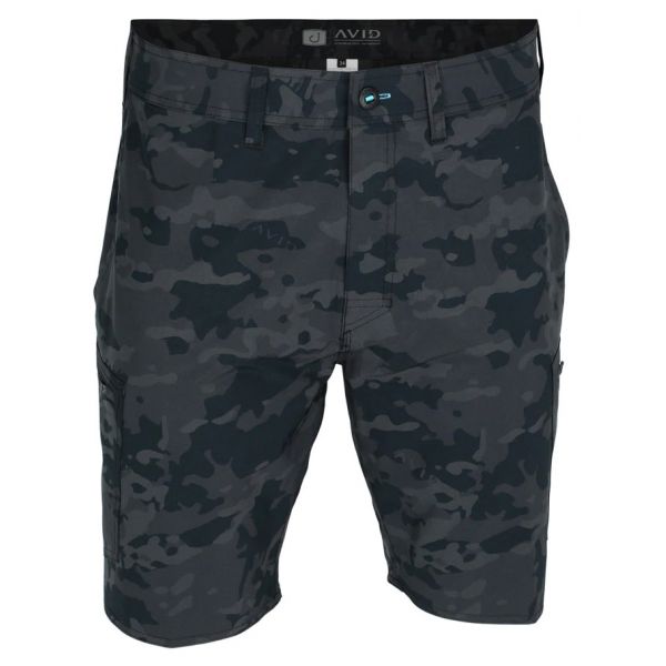 AVID Sportswear Adventure Short - Black Camo - 30