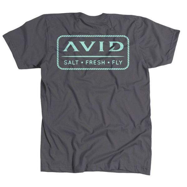 AVID Sportswear All Waters T-Shirt - Charcoal - 2XL