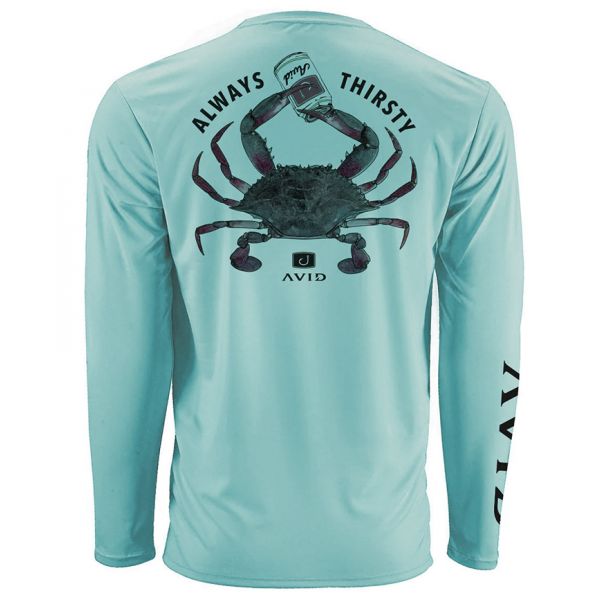 AVID Sportswear Always Thirsty AVIDry Long Sleeve Shirt - Seafoam - 2X-Large