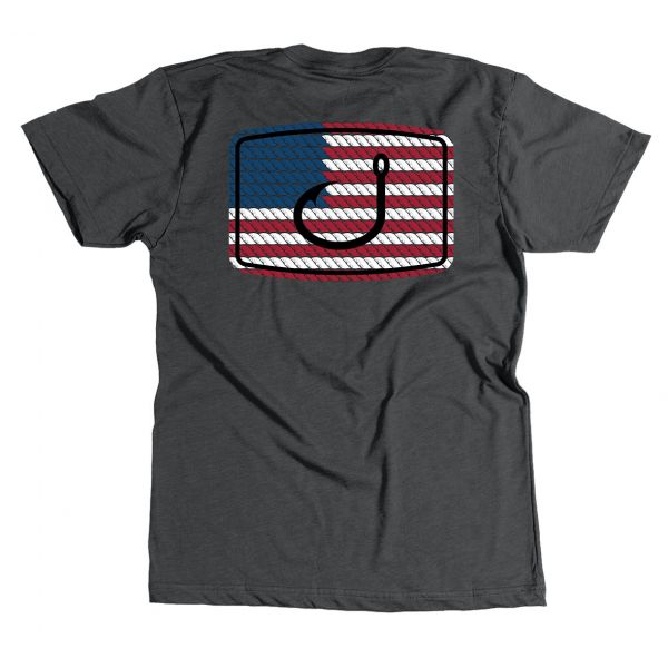 AVID Sportswear American Anthem T-Shirt - Charcoal Heather - Large