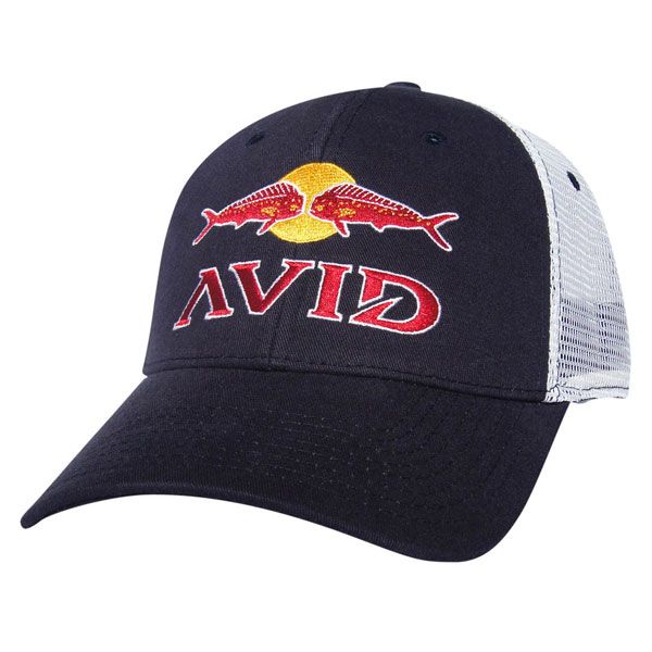 AVID Sportswear Two Bulls Trucker Hat - Navy