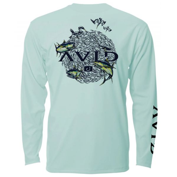 AVID Sportswear Bait Ball AVIDry Long Sleeve Shirt - Seafoam - 3X-Large