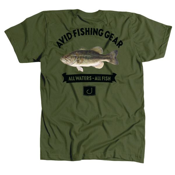 AVID Sportswear Bass Mount T-Shirt - Military