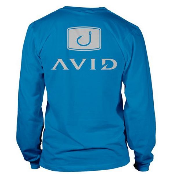 AVID Sportswear Classic Pocket Long Sleeve Shirt -Azure 2XL