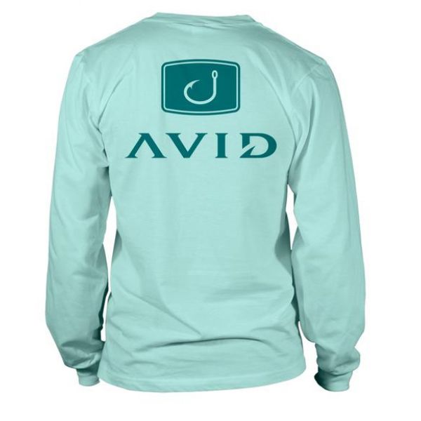 AVID Sportswear Classic Pocket Long Sleeve Shirt - Seafoam - 2XL