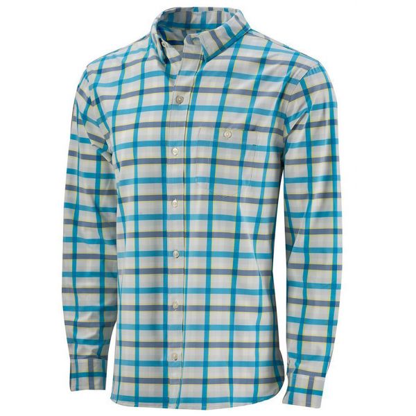 AVID Sportswear Coastal Performance Long Sleeve Shirt - Hawaiian Blue - M