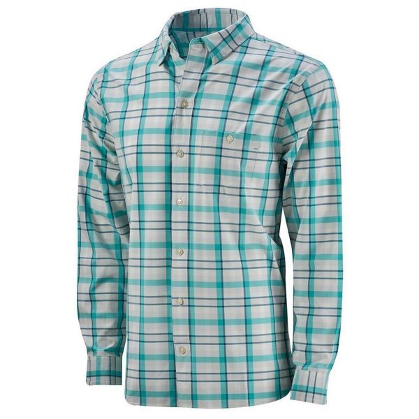 AVID Sportswear Coastal Performance Long Sleeve Shirt - Pool Green - L