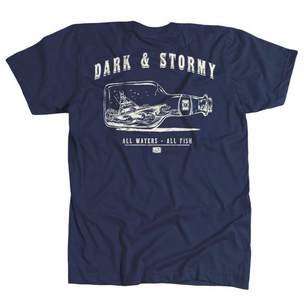 AVID Sportswear Dark & Stormy T-Shirt - Navy - 2XL